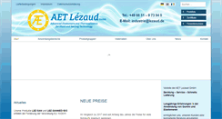 Desktop Screenshot of lezaud.de
