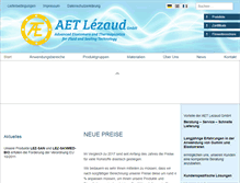Tablet Screenshot of lezaud.de